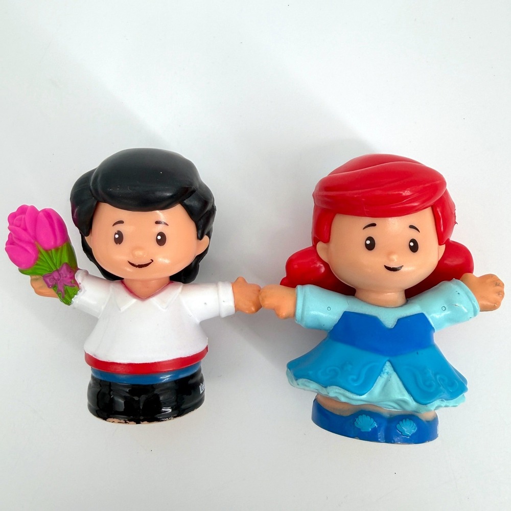 Fisher Price Little People Ariel's Boat Ride 2016 Prince Eric Ariel Figures